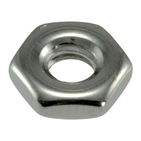 Midwest Fastener Hex Nut, #10-24, 18-8 Stainless Steel, Not Graded, Plain, 12 PK 33362 - main